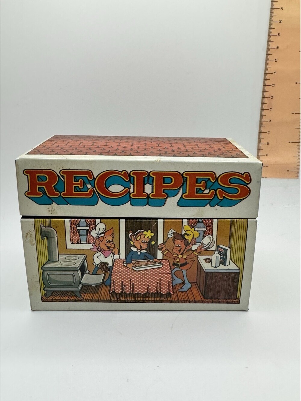 Kelloggs And Quaker Recipe Box Vintage - Snap Crackle Pop